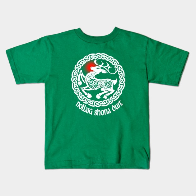 Irish Merry Christmas Kids T-Shirt by Tip-Tops